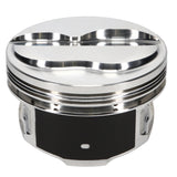 JE Pistons 338251S Piston Single, 2618, Dome, 4.145 Bore, 1.230 CD, 0.927 Pin, Set of 1.