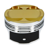 JE Pistons 361297S Piston Single, 2618, Dome, 3.406 Bore, 1.313 CD, 0.905 Pin, Set of 1.