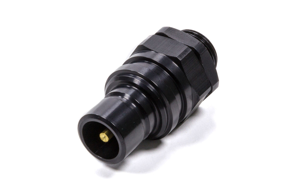 JIFFY-TITE 52108 Q/R #8 Male O-Ring Boss Plug Valved Black