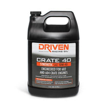 Load image into Gallery viewer, DRIVEN RACING OIL 22408 Crate 40 10w40 Synthetic Oil 1 Gallon