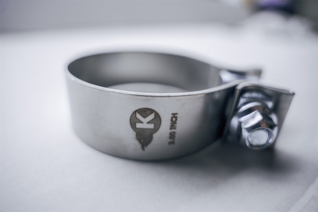 Kooks Custom Headers JI-TAS300 3in. Stainless Steel Band Clamp for Notched Slip Joint Connections.