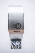 Load image into Gallery viewer, Kooks Custom Headers JI-TAS350 3-1/2in. Stainless Steel Band Clamp for Notched Slip Joint Connections.