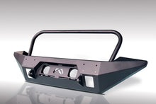 Load image into Gallery viewer, Fab Fours JK07-B1858-B FMJ Full Width Winch Front Bumper for Select Jeep Wrangler, Jeep Wrangler JK