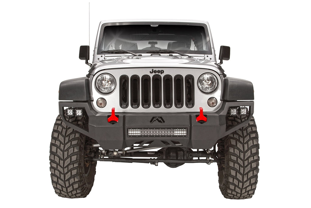 Fab Fours JK07-D1851-1 Vengeance Front Bumper for Select Jeep Wrangler, Jeep Wrangler JK