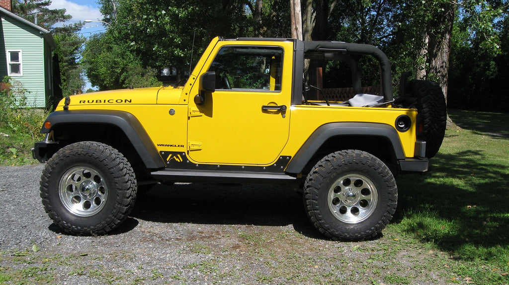 Fab Fours JK07-G1350-1 Rock Slider for Select Jeep Wrangler, Jeep Wrangler JK