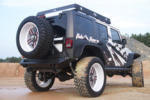 Load image into Gallery viewer, Fab Fours JK07-Y1251-1 Heavy Duty Rear Bumper for Select Jeep Wrangler, Jeep Wrangler JK