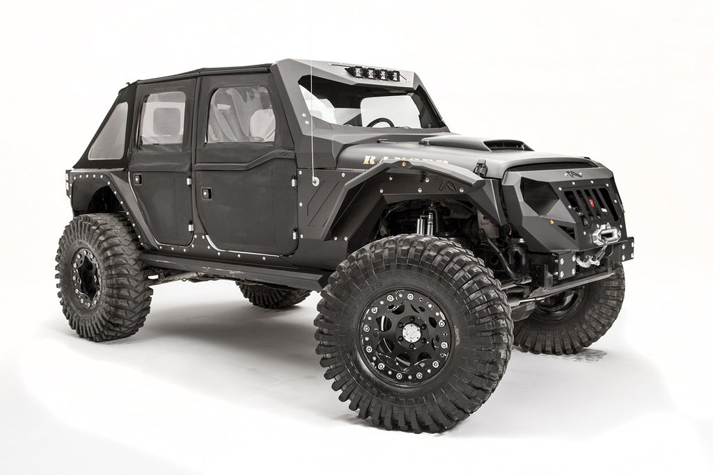 Fab Fours JK1003-B Fender Flare for Select Jeep Wrangler, Jeep Wrangler JK