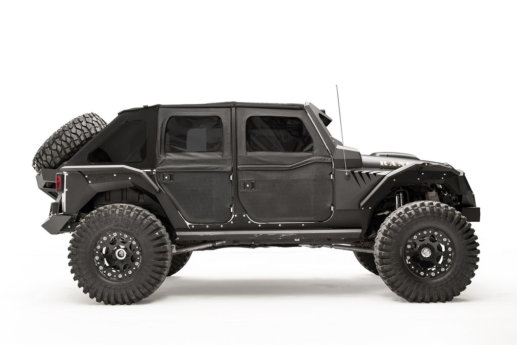 Fab Fours JK1005-B Fender Flare for Select Jeep Wrangler, Jeep Wrangler JK