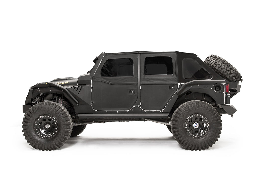 Fab Fours JK1005-B Fender Flare for Select Jeep Wrangler, Jeep Wrangler JK