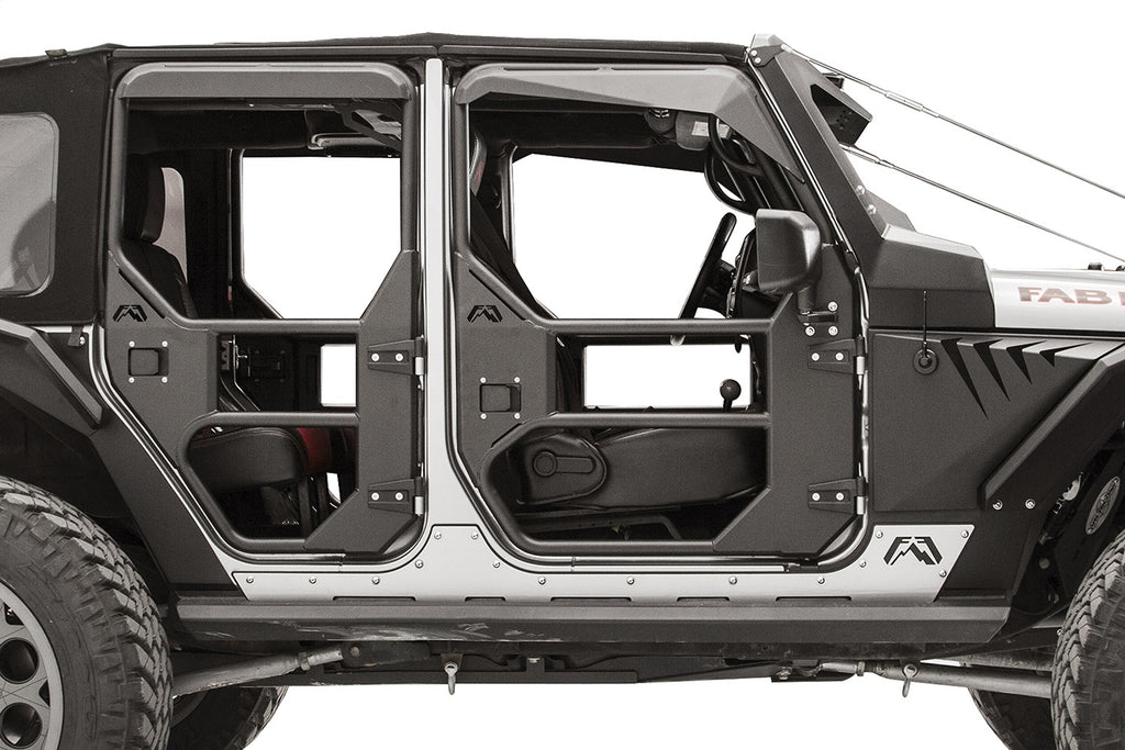 Fab Fours JK1030-B Full Tube Doors for Select Jeep Wrangler, Jeep Wrangler JK