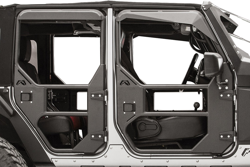 Fab Fours JK1030-B Full Tube Doors for Select Jeep Wrangler, Jeep Wrangler JK