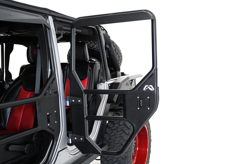 Fab Fours JK1031-1 Full Tube Doors for Select Jeep Wrangler, Jeep Wrangler JK