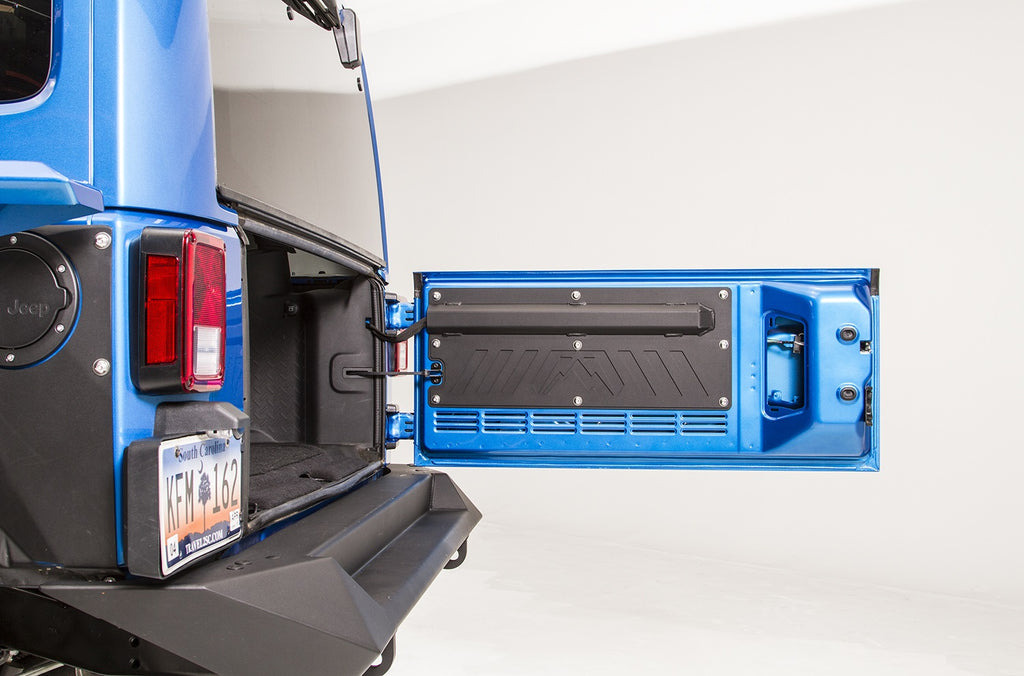 Fab Fours JK2000-B Door Plate for Select Jeep Wrangler, Jeep Wrangler JK