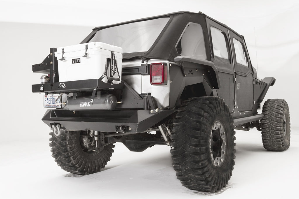 Fab Fours JK2040-1 Air Compressor Yeti Tundra 35 Cooler Mount for Select Jeep Wrangler, Jeep Wrangler JK