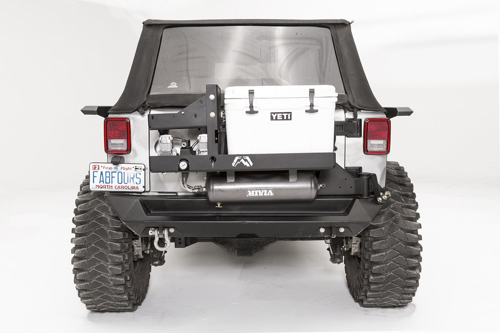 Fab Fours JK2040-B Air Compressor Yeti Tundra 35 Cooler Mount for Select Jeep Wrangler, Jeep Wrangler JK
