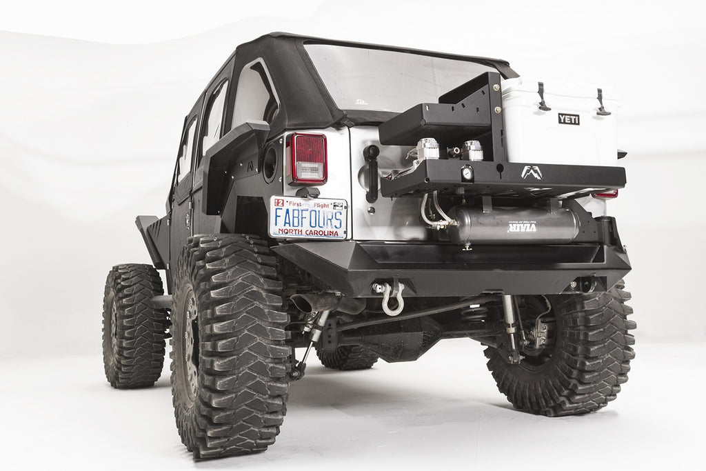 Fab Fours JK2040-B Air Compressor Yeti Tundra 35 Cooler Mount for Select Jeep Wrangler, Jeep Wrangler JK