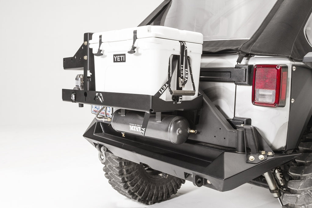 Fab Fours JK2040-1 Air Compressor Yeti Tundra 35 Cooler Mount for Select Jeep Wrangler, Jeep Wrangler JK