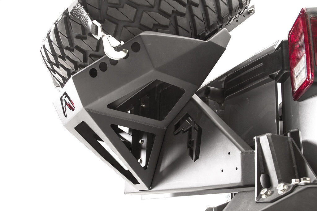 Fab Fours JK2070-B Spare Tire Carrier for Select Jeep Wrangler, Jeep Wrangler JK