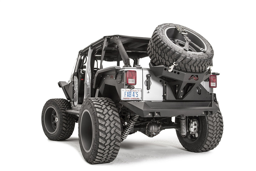 Fab Fours JK2070-B Spare Tire Carrier for Select Jeep Wrangler, Jeep Wrangler JK