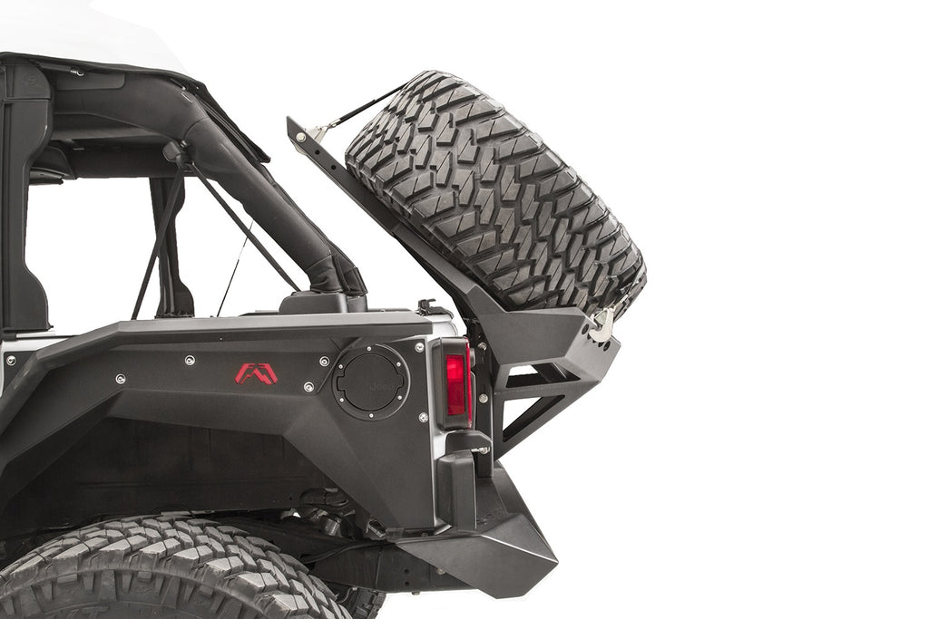 Fab Fours JK2070-1 Spare Tire Carrier for Select Jeep Wrangler, Jeep Wrangler JK