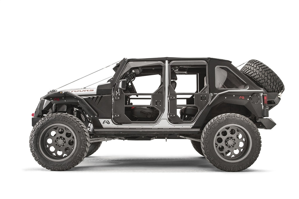 Fab Fours JK2070-B Spare Tire Carrier for Select Jeep Wrangler, Jeep Wrangler JK