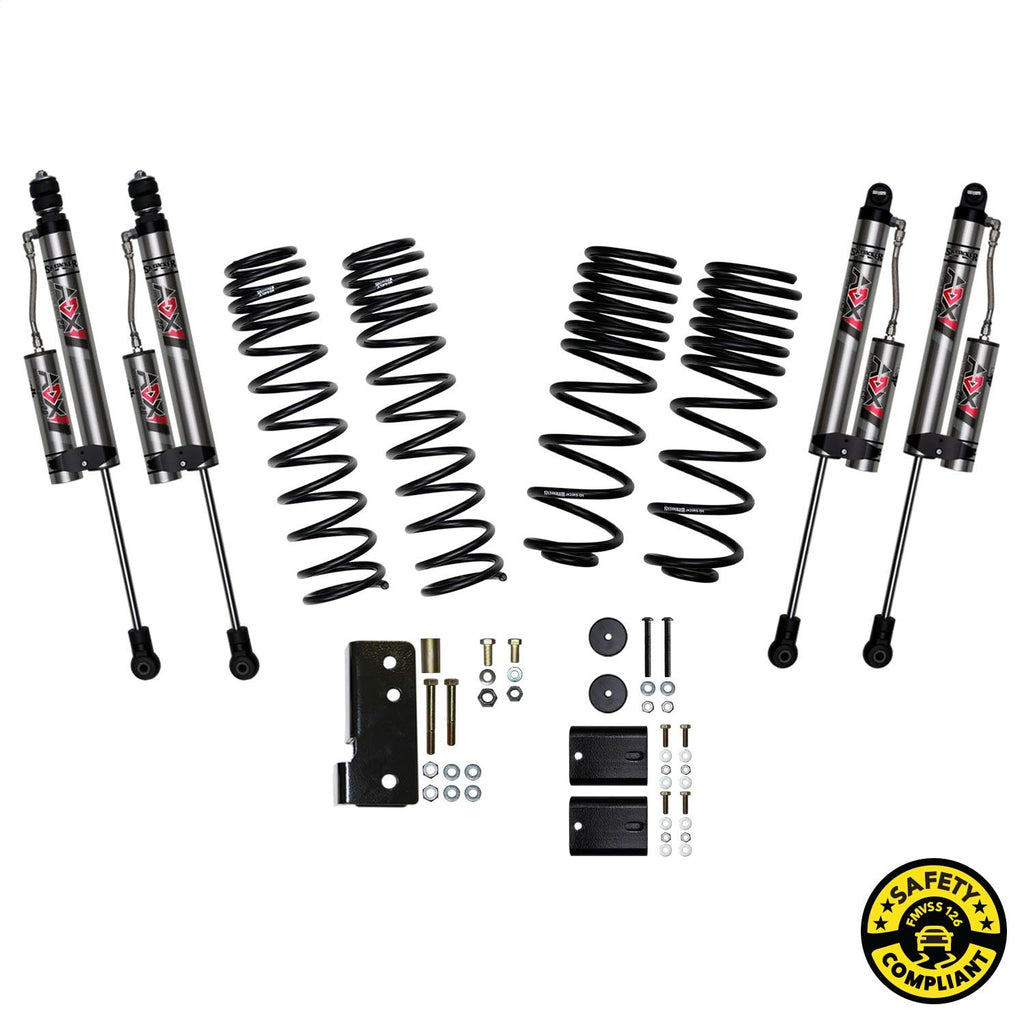 Skyjacker JK20BKXLT 2 in. Suspension Lift System With ADX 2.0 Remote Reservoir Shocks. for Select Jeep Wrangler, Jeep Wrangler JK