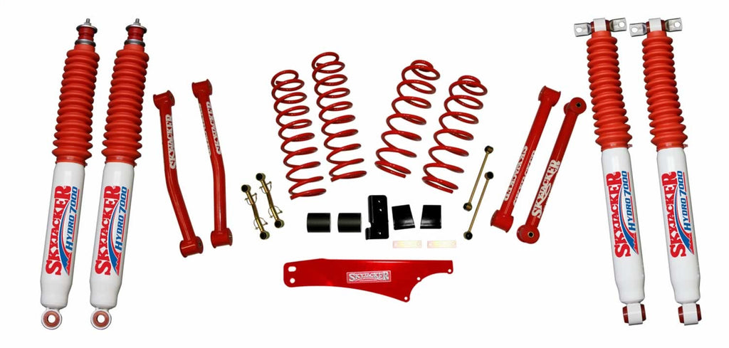 Skyjacker JK2501KCR-H 2.5-3.5IN. KT; 07>JK RED; HYDROS for Select Jeep Wrangler, Jeep Wrangler JK