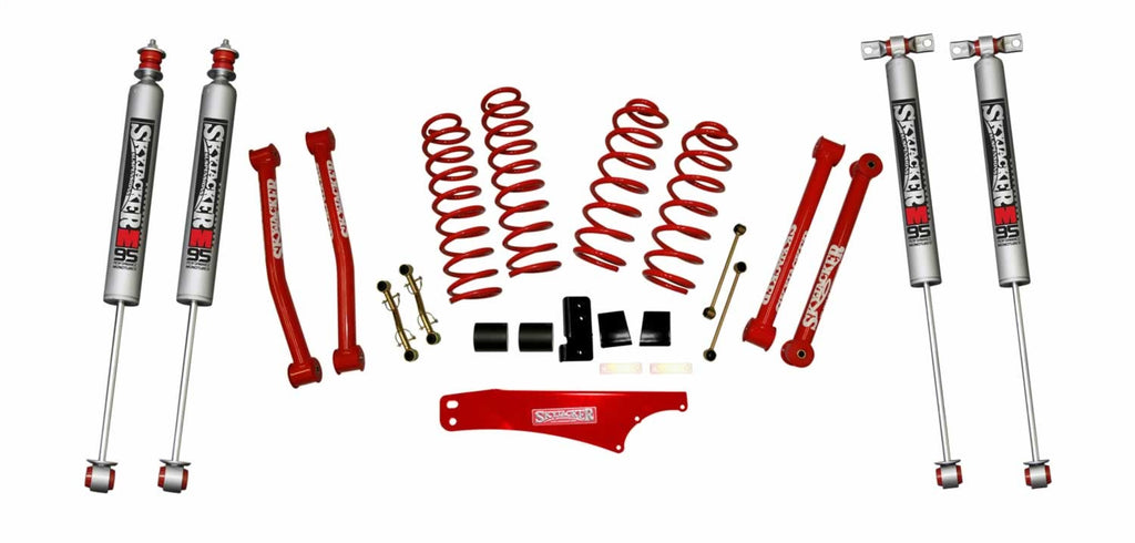 Skyjacker JK2501KCR-M 2.5-3.5IN. KT; 07>JK RED; M95 for Select Jeep Wrangler, Jeep Wrangler JK
