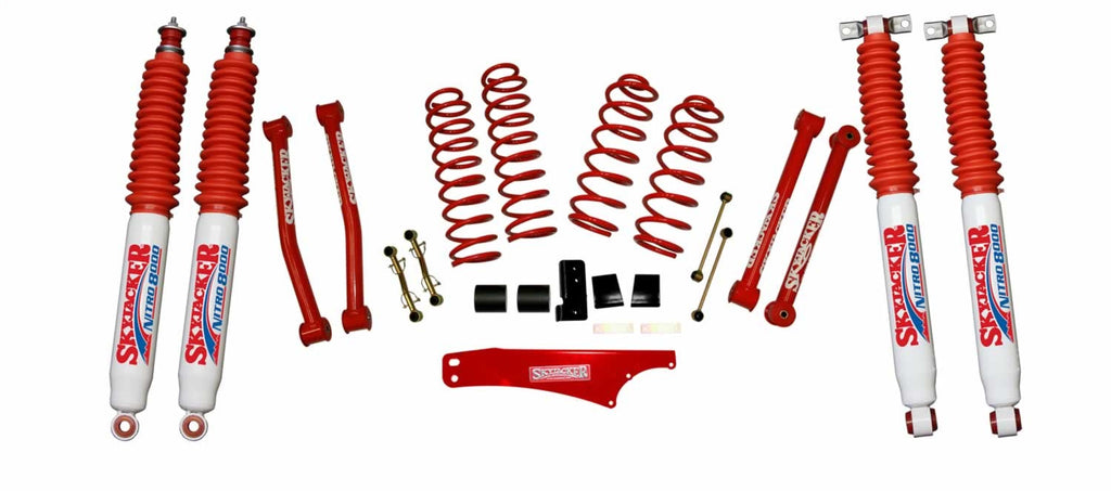 Skyjacker JK2501KCR-N 2.5-3.5IN. KT; 07>JK RED; NITROS for Select Jeep Wrangler, Jeep Wrangler JK