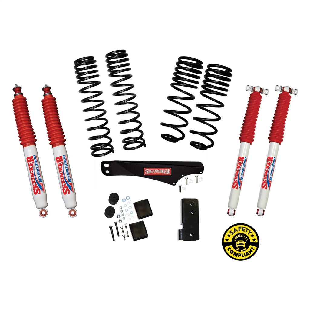 Skyjacker JK25BPHLT 2-2.5 Inch Dual Rate Long Travel Suspension Lift Kit for Select Jeep Wrangler, Jeep Wrangler JK