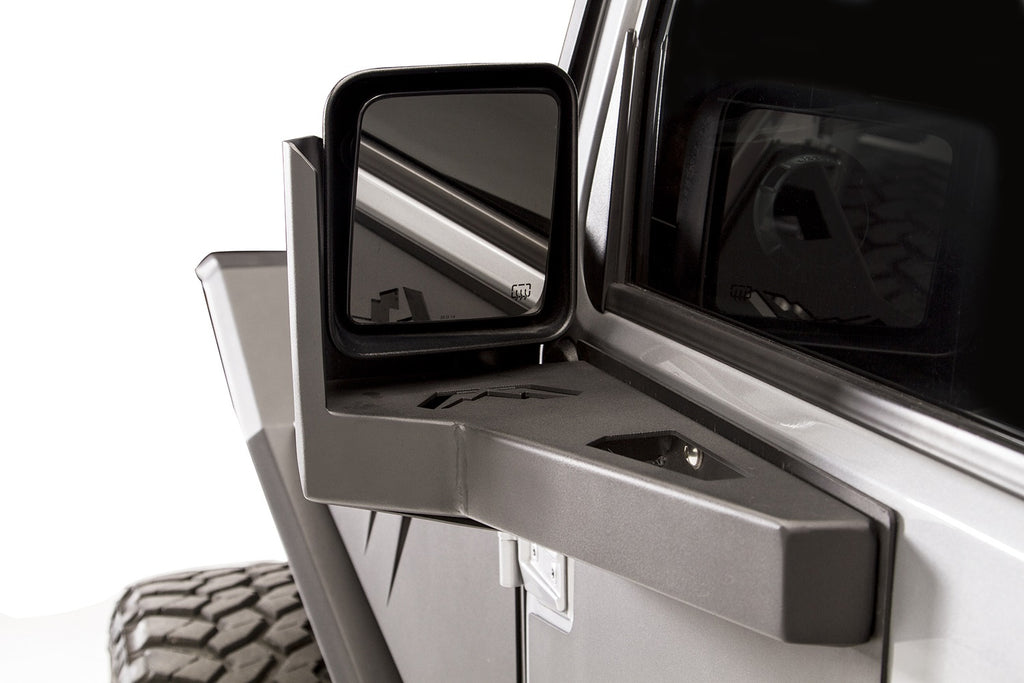Fab Fours JK3001-1 Door Skin Mirror Guard for Select Jeep Wrangler, Jeep Wrangler JK
