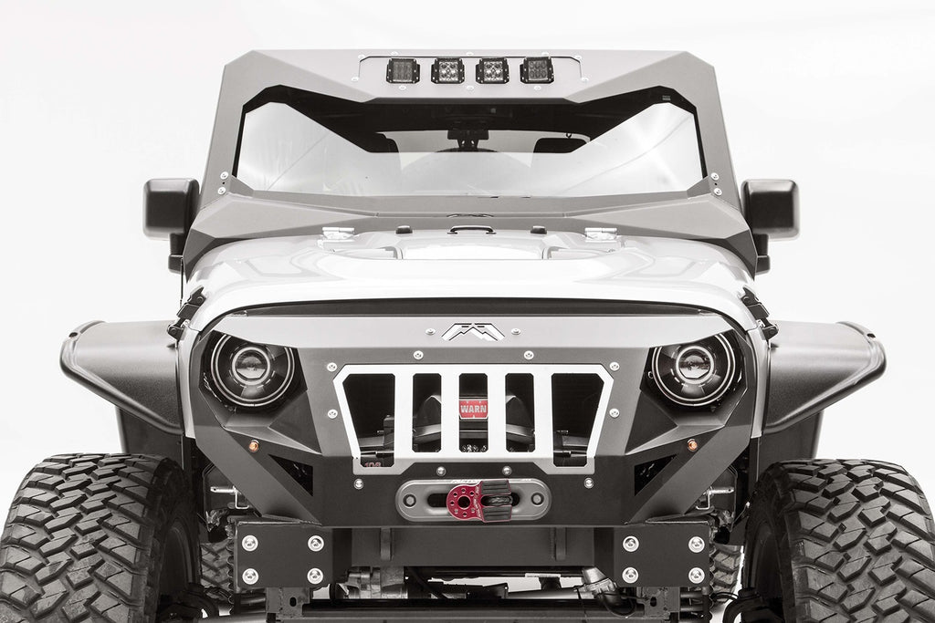 Fab Fours JK3021-B ViCowl Light Insert for Select Jeep Wrangler, Jeep Wrangler JK