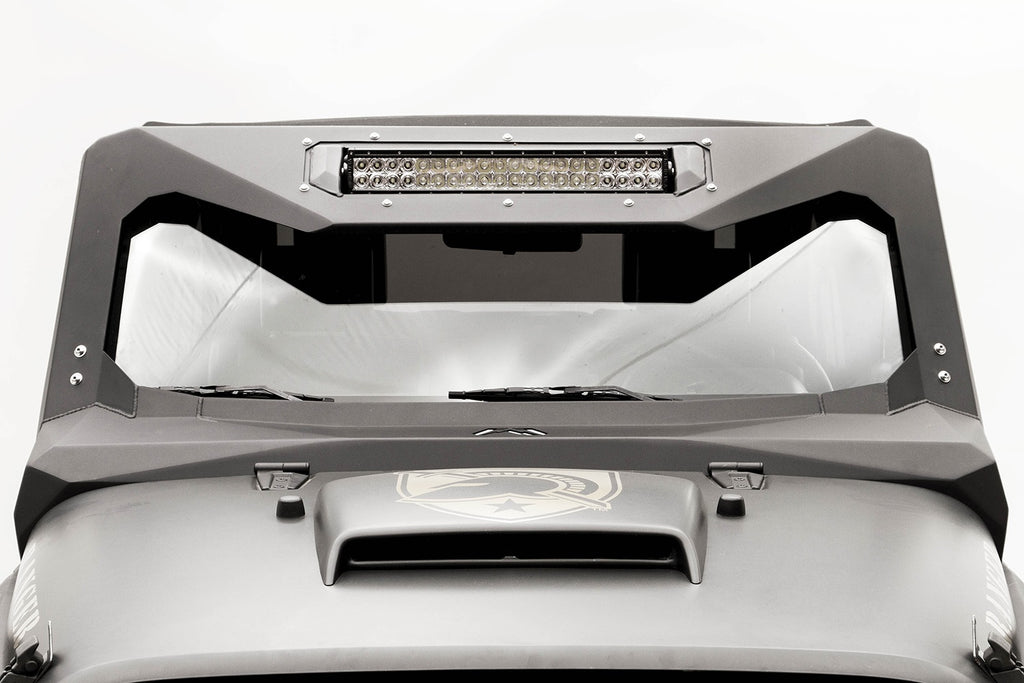 Fab Fours JK3022-B Light Bar Insert Mount for Select Jeep Wrangler, Jeep Wrangler JK