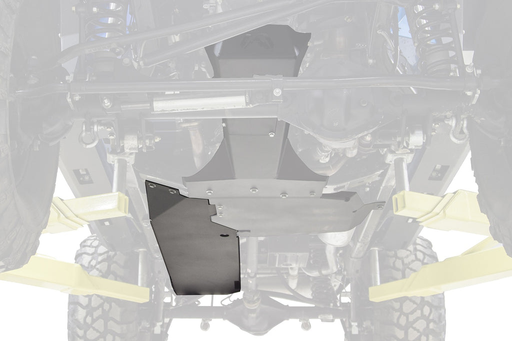 Fab Fours JK3030-B Gas Tank Skid Plate for Select Jeep Wrangler, Jeep Wrangler JK