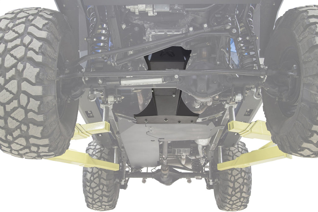 Fab Fours JK3032-B Transmission And Oil Pan Skid Plate for Select Jeep Wrangler, Jeep Wrangler JK