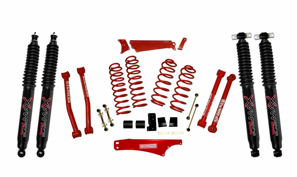 Skyjacker JK401KCR-B Suspension Lift Kit w/Shocks for Select Jeep Wrangler, Jeep Wrangler JK