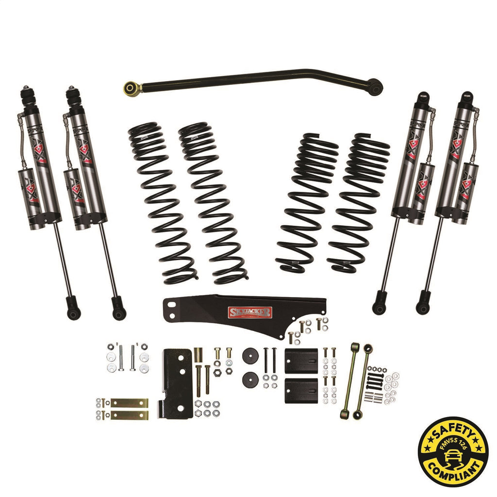 Skyjacker JK40BKXLT 4 in. Suspension Lift System With ADX 2.0 Remote Reservoir Shocks. for Select Jeep Wrangler, Jeep Wrangler JK