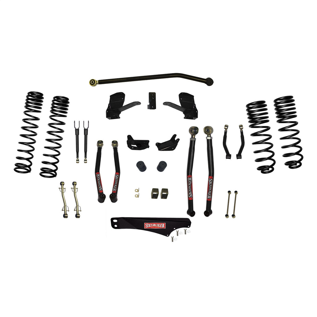 Skyjacker JK40LKLT-SX 4 Inch Dual Rate Long Travel Long Arm Suspension Lift Kit for Select Jeep Wrangler, Jeep Wrangler JK