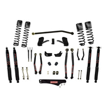 Load image into Gallery viewer, Skyjacker JK50LKLT-SX-B 5 Inch Dual Rate Long Travel Long Arm Suspension Lift Kit/Black MAX Shocks for Select Jeep Wrangler, Jeep Wrangler JK