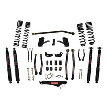 Load image into Gallery viewer, Skyjacker JK60LKLT-SX-B 6 Inch Dual Rate Long Travel Long Arm Suspension Lift Kit/Black MAX Shocks for Select Jeep Wrangler, Jeep Wrangler JK