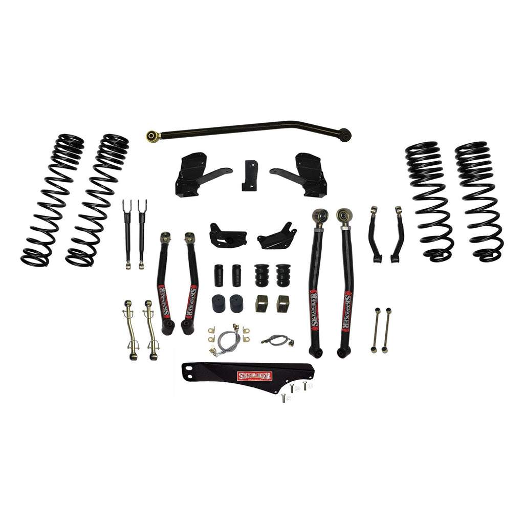 Skyjacker JK60LKLT-SX 6 Inch Dual Rate Long Travel Long Arm Suspension Lift Kit for Select Jeep Wrangler, Jeep Wrangler JK