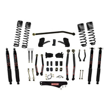 Load image into Gallery viewer, Skyjacker JK70LKLT-SX-B 7 Inch Dual Rate Long Travel Long Arm Suspension Lift Kit/Black MAX Shocks for Select Jeep Wrangler, Jeep Wrangler JK