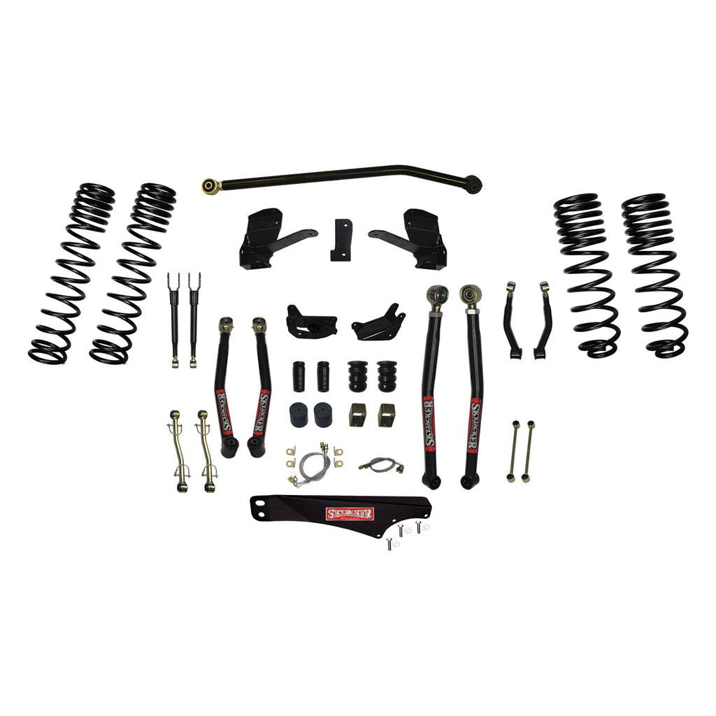 Skyjacker JK70LKLT-SX 7 Inch Dual Rate Long Travel Long Arm Suspension Lift Kit for Select Jeep Wrangler, Jeep Wrangler JK