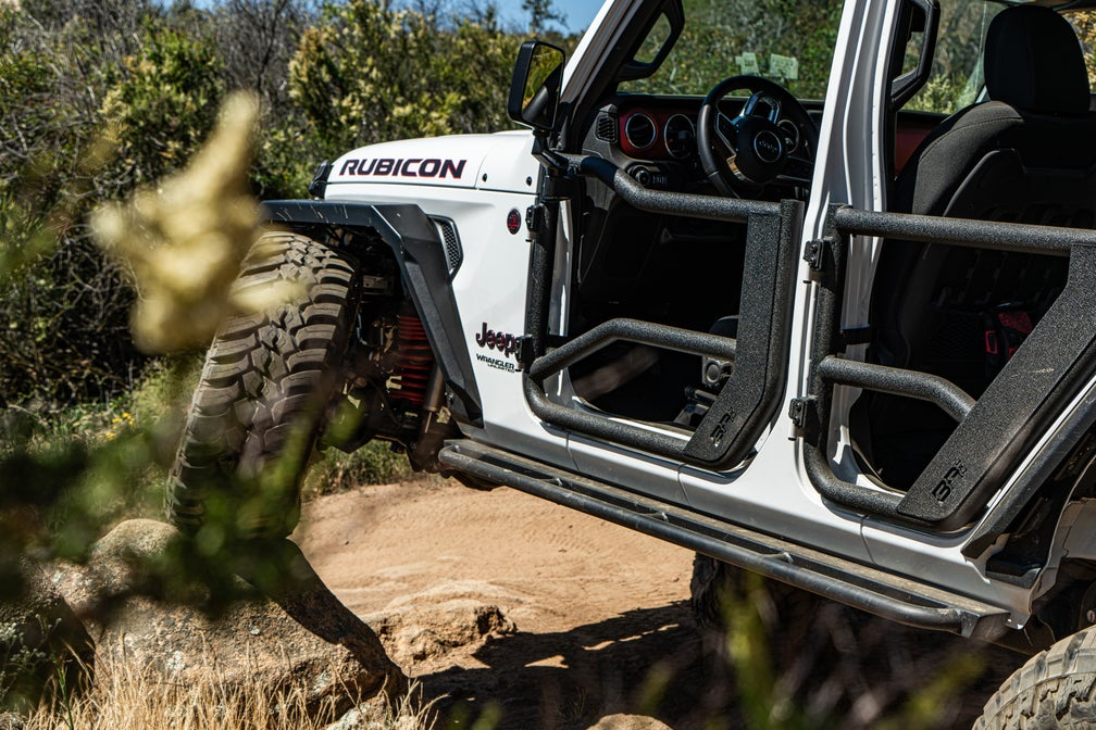 Body Armor 4x4 JL-6154 Tube Doors Front, Pair for Select Jeep Gladiator, Jeep Wrangler