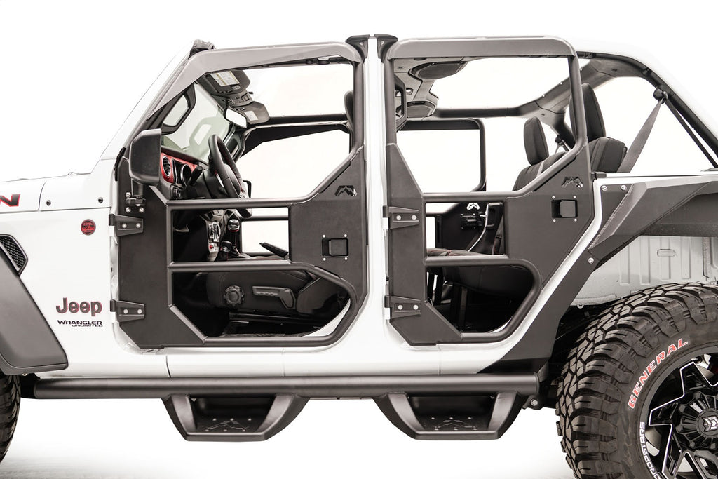 Fab Fours JL1030-1 Full Tube Doors for Select Jeep Gladiator, Jeep Wrangler