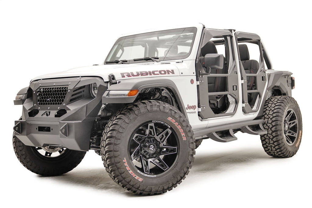 Fab Fours JL1031-1 Full Tube Doors for Select Jeep Gladiator, Jeep Wrangler