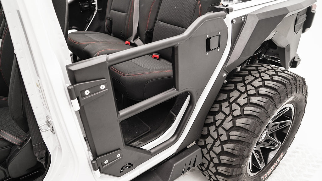 Fab Fours JL1033-1 Half Tube Doors for Select Jeep Gladiator, Jeep Wrangler