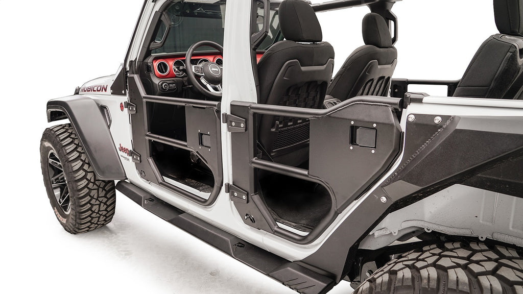 Fab Fours JL1033-1 Half Tube Doors for Select Jeep Gladiator, Jeep Wrangler