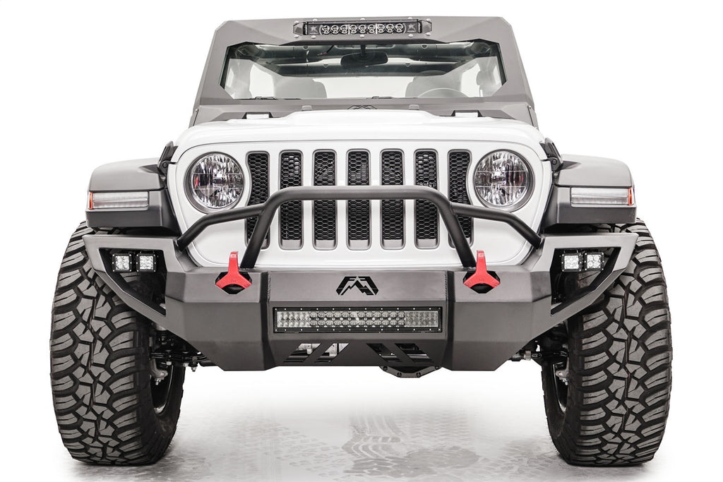 Fab Fours JL18-D4652-B Vengeance Front Bumper for Select Jeep Gladiator, Jeep Wrangler