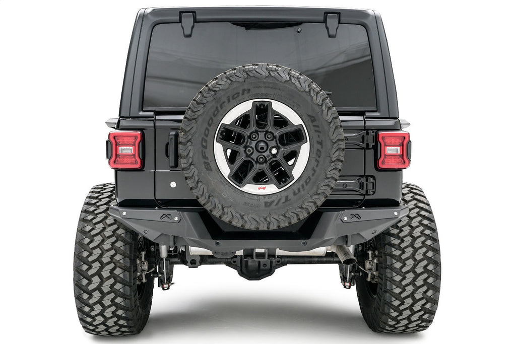Fab Fours JL18-Y1851-B Heavy Duty Rear Bumper for Select Jeep Wrangler